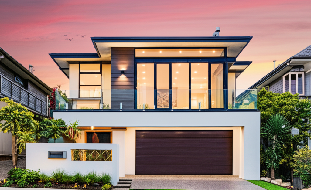 Beautiful residential garage door installation by A A Affordable Garage Door Service in Alva, FL